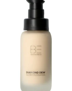 be creative make up diamond dew glow 24 uur hydraterende glowy foundation met medium dekking