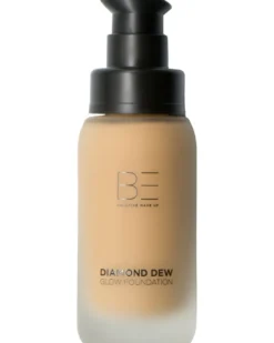 be creative make up diamond dew glow 24 uur hydraterende glowy foundation met medium dekking