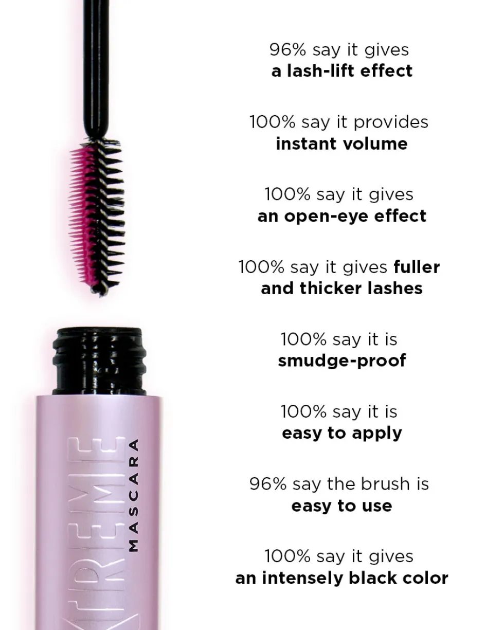 be creative make up lashxtreme mascara Intense mascara voor panoramisch wimper effect