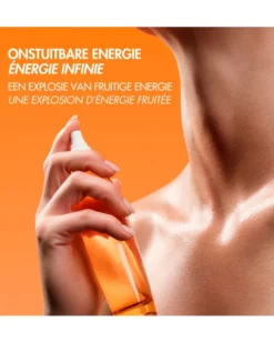 biotherm eau vitaminée énergie abricot Verfrissende Body Mist – Noten Van Abrikoos, Mandarijn & Cederhout