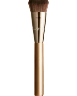clarins double serum foundation Gua sha-inspired foundation brush