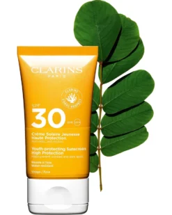 clarins sun care face Youth-protecting Sunscreen Face High Protection SPF 30