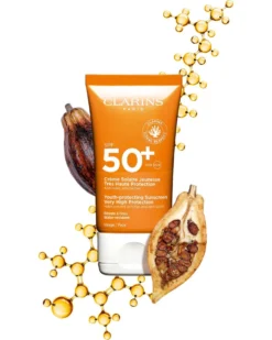 clarins sun care face Youth-protecting Sunscreen Face Very High Protection SPF 50+