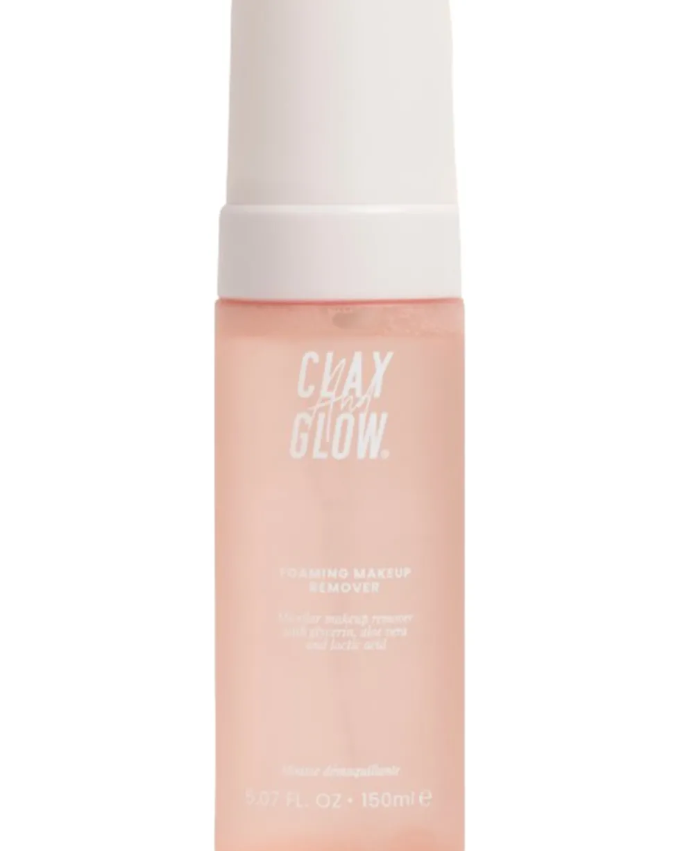 clay and glow foaming micellair makeup remover Schuimende Micellair Make-up Remover