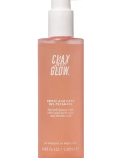clay and glow triple aha face gel cleanser VERZACHTENDE REINIGINGSGEL