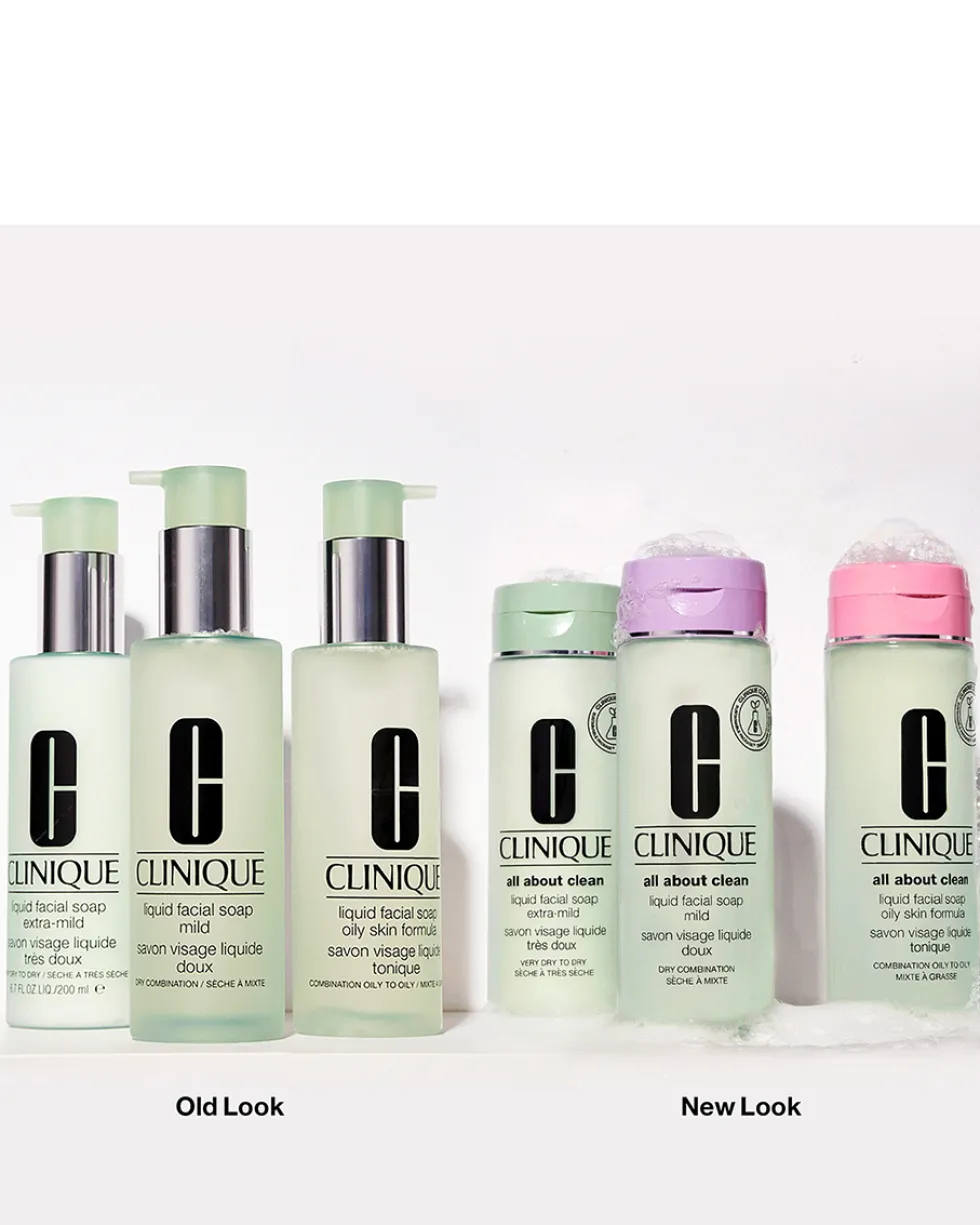 clinique all about clean™ liquid facial soap mild - skin type 2 CLEANSER - DROGE TOT GEMENGDE HUID - 3-STEP SYSTEM