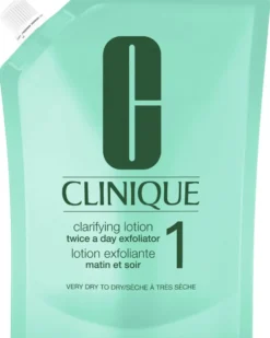 clinique all about clean Navulling Exfoliating Lotion 1 – Zeer droge tot droge huid