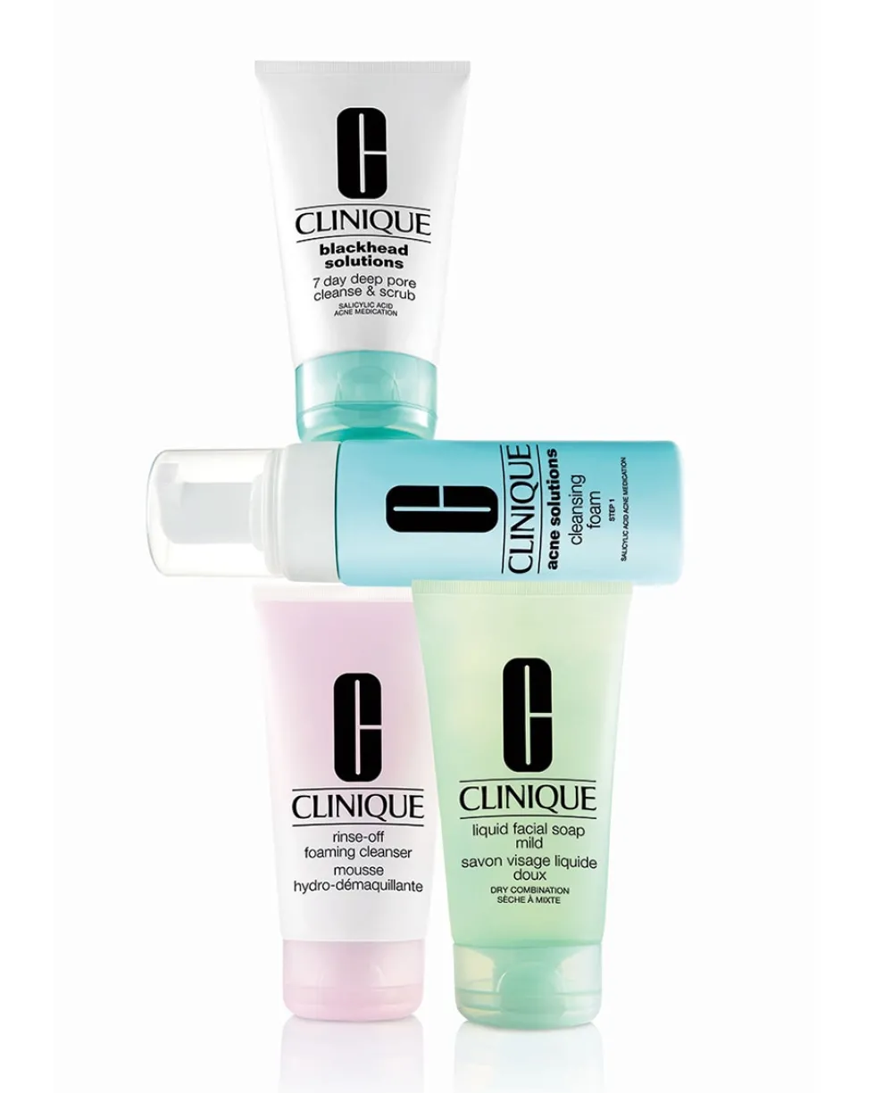 clinique blackhead solutions 7 day deep pore cleanse & scrub SCRUB, GEZICHTSREINIGER & MASKER IN 1 - BESTRIJDT GROVE PORIËN & MEE-ETERS