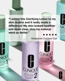 clinique clarifying lotion 1.0 - twice a day exfoliator EXFOLIËRENDE LOTION - DROGE, GEVOELIGE HUID - 3-STEP SYSTEM