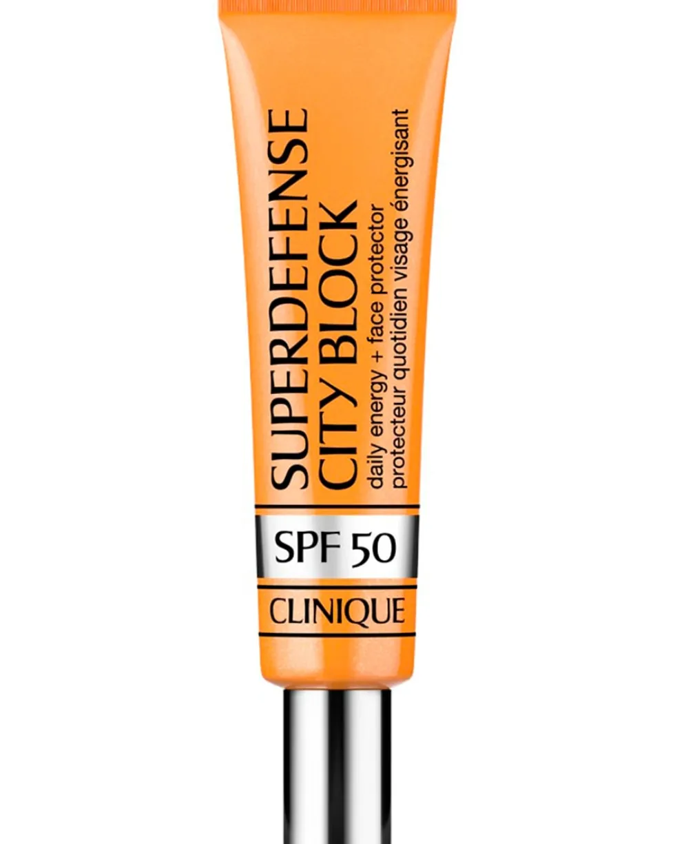clinique superdefense city block broad daily energy + face protector ZONNEBESCHERMING GEZICHT - REVITALISEREND & OLIEVRIJ