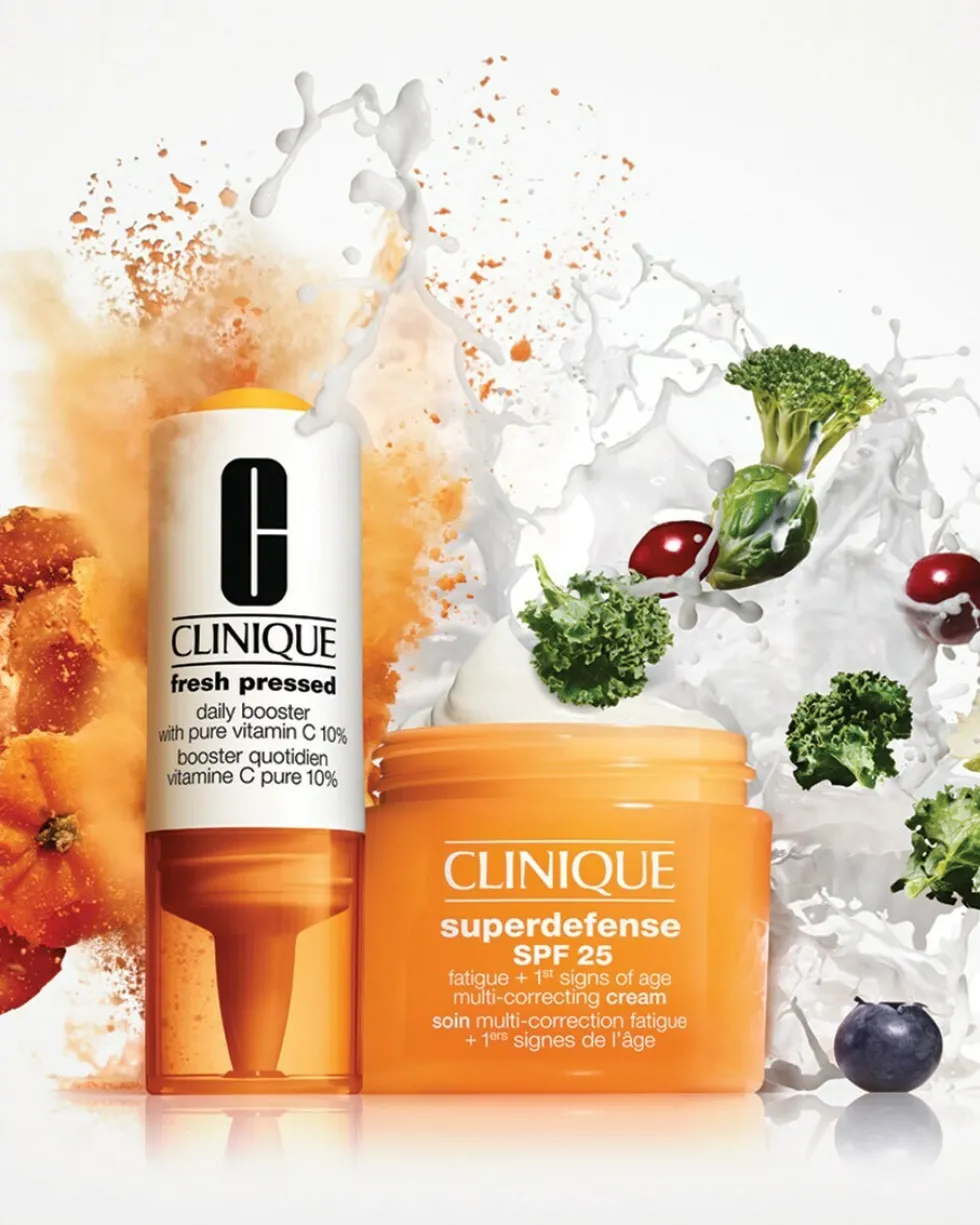 clinique superdefense fatigue + 1st signs of age multi correcting cream HYDRATERENDE DAGCRÈME MET SPF 25 - ANTI-AGING - GEMENGDE/VETTE HUID