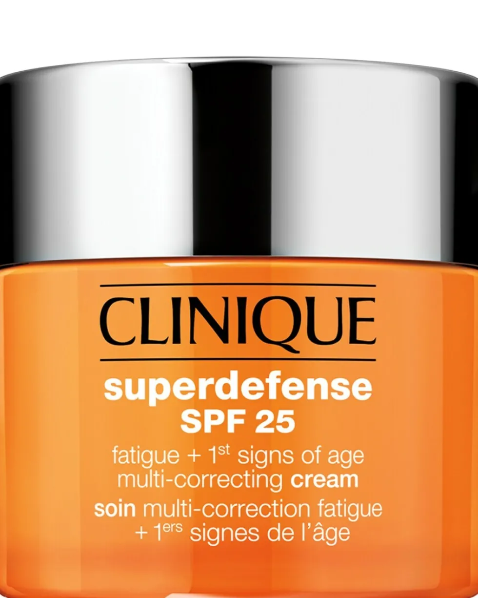 clinique superdefense fatigue + 1st signs of age multi correcting cream HYDRATERENDE DAGCRÈME MET SPF 25 - ANTI-AGING - GEMENGDE/VETTE HUID