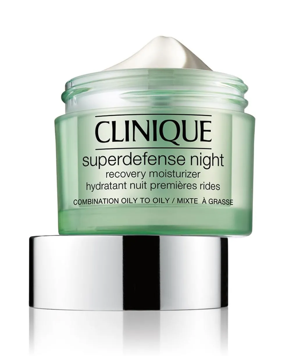 clinique superdefense™ night cream HYDRATERENDE NACHTCRÈME - ANTI-AGING - GEMENGDE TOT VETTE HUID