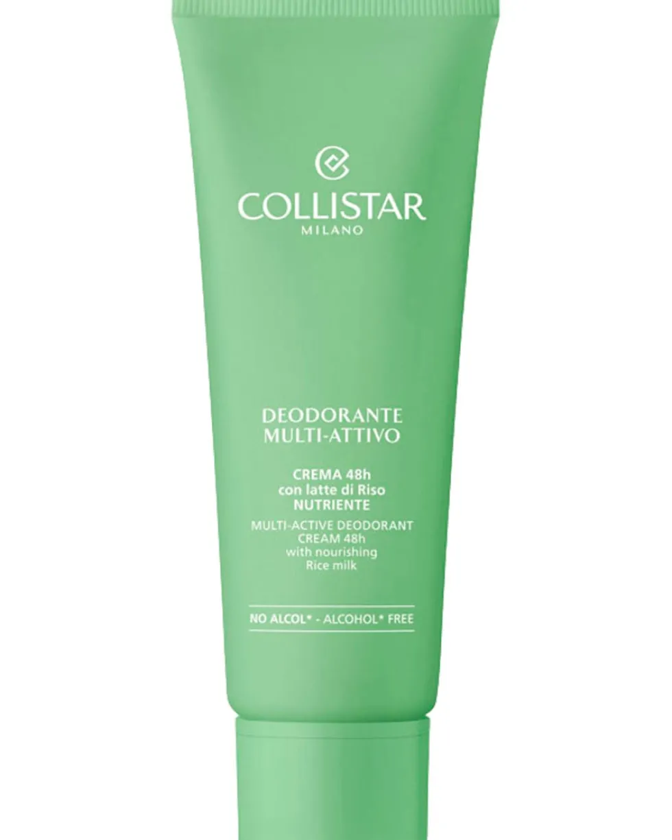 collistar hydra-illuminating Multi-Active Deodorant Cream 48H With Nourishing Rice Milk, Alcohol Free