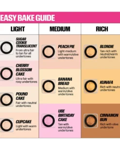 huda beauty easy bake LOOSE BAKING & SETTING POWDER