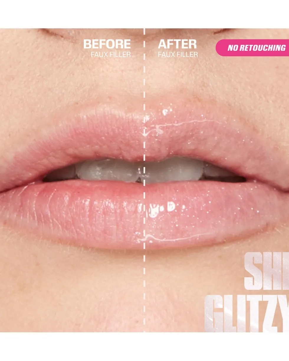 huda beauty faux filler FAUX FILLER LIP GLOSS