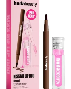 huda beauty kiss me lip duo LIP SET