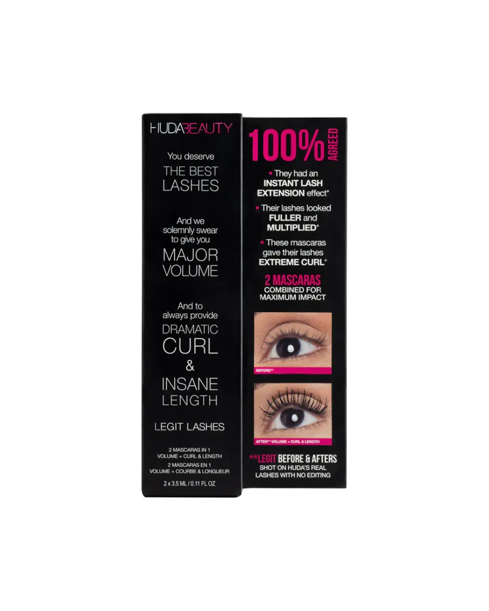 huda beauty legit lashes MINI MASCARA