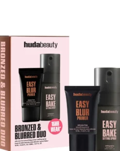 huda beauty mini bronzed & blurred duo SET