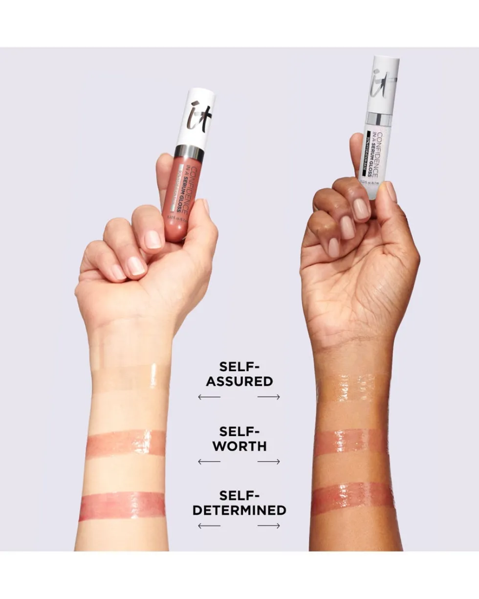 it cosmetics confidence in a serum gloss Lipgloss - Gladmakend En Hydraterend - Extra Glanzende Finish