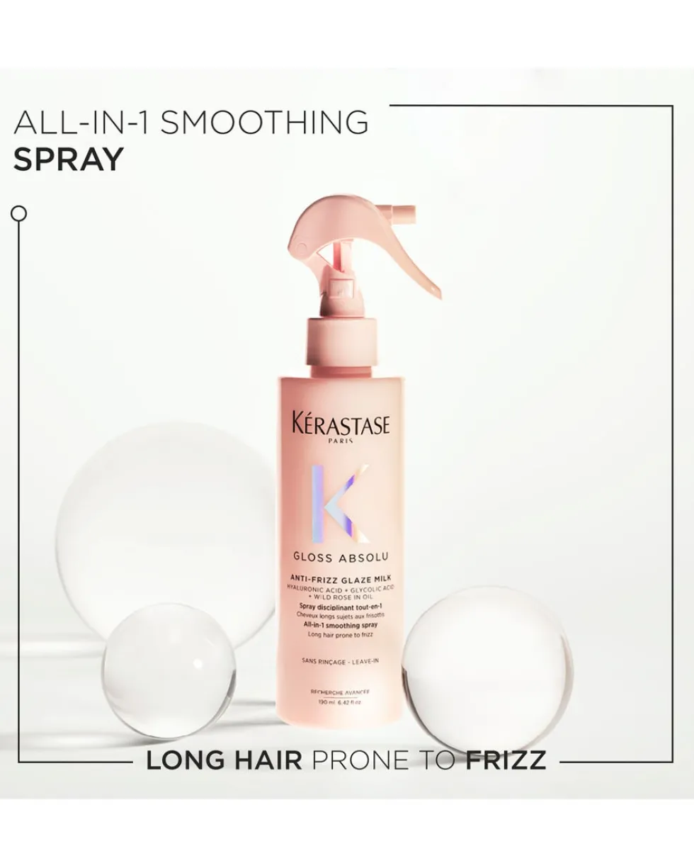 kérastase gloss absolu anti-frizz glaze milk Hydratererende Leave-In Spray Die Beschermt Tegen Hitte