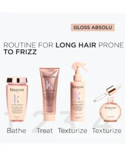 kérastase gloss absolu anti-frizz glaze milk Hydratererende Leave-In Spray Die Beschermt Tegen Hitte