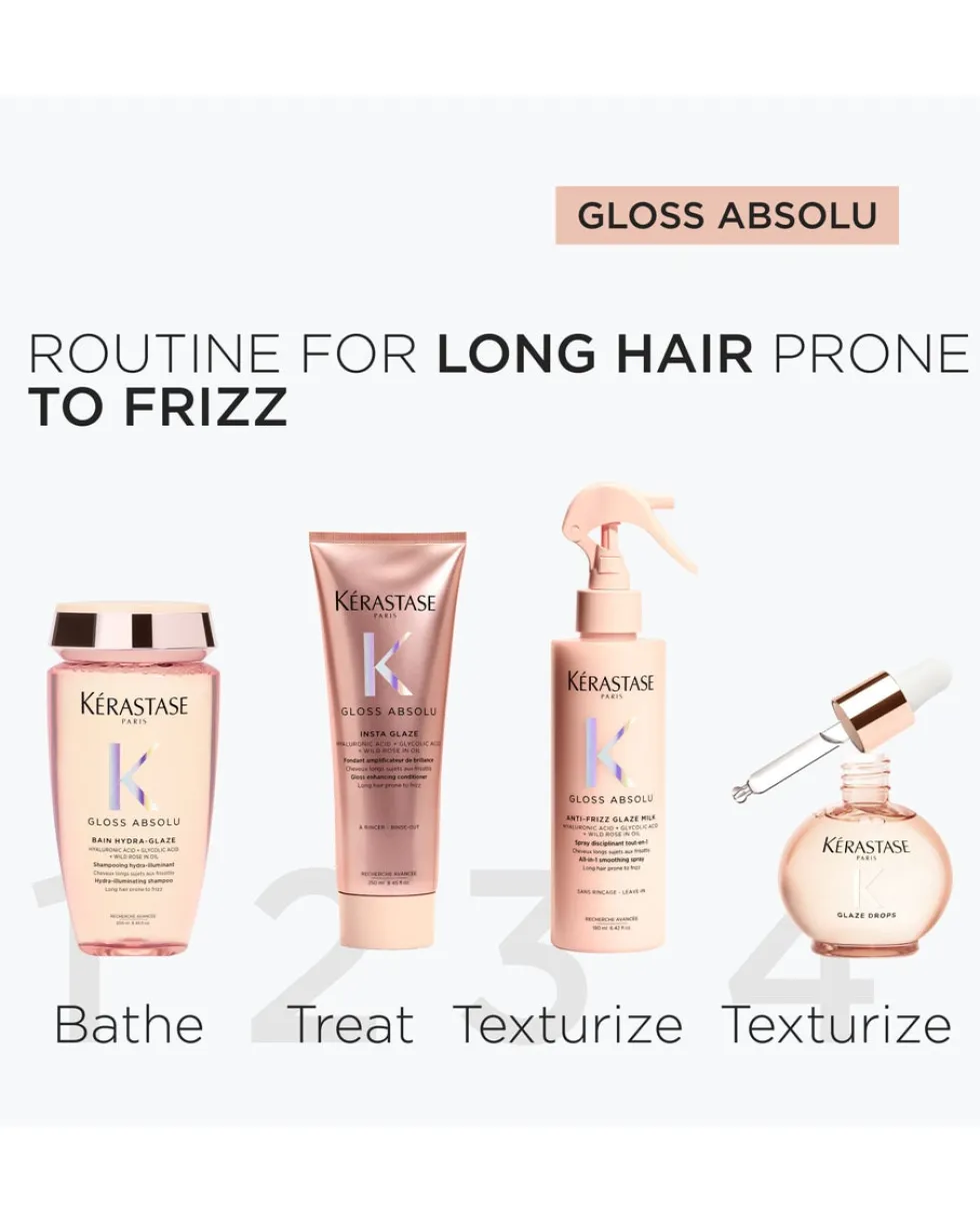 kérastase gloss absolu anti-frizz glaze milk Hydratererende Leave-In Spray Die Beschermt Tegen Hitte