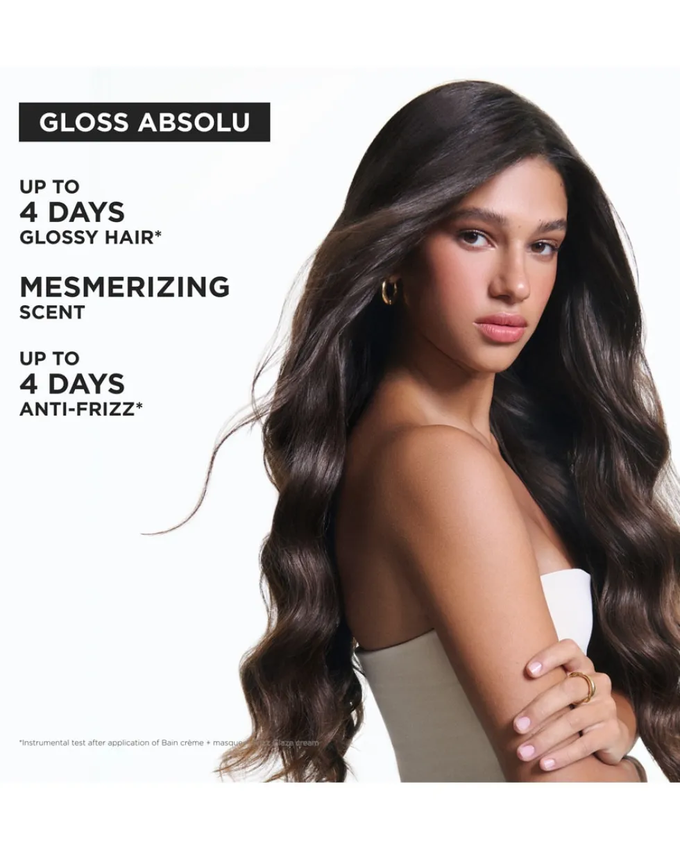 kérastase gloss absolu bain riche crème hydra-glaze navulverpakking Anti-Frizz Shampoo Met Glanseffect - Voor Dik, Pluizig Haar