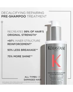 kérastase première concentré décalcifiant ultra-réparateur Herstellende pre-shampoo concentraat voor beschadigd haar