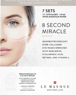 le masque switzerland le masque switzerland Instant boost & repair collageen oogmasker