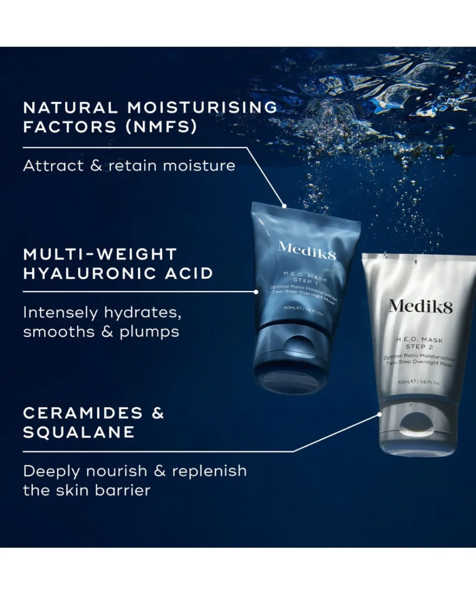 medik8 h.e.o. mask Optimal Ratio Moisturisation Two-Step Overnight Mask