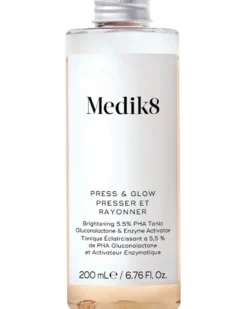 medik8 press and glow refill Daily Exfoliating PHA Tonic With Enzyme Activator