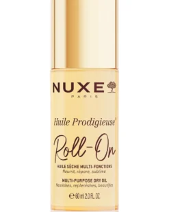 nuxe huile prodigieuse roll-on Een iconische droge olie-textuur met een sensuele, iconische geur, in een leuk, praktisch formaat.