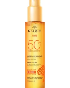 nuxe nuxe sun BRUININGSOLIE HOGE BESCHERMING SPF50 GELAAT EN LICHAAM