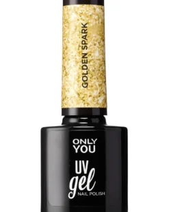 only you winter collection Uv Gel Nail Polish - Golden Spark