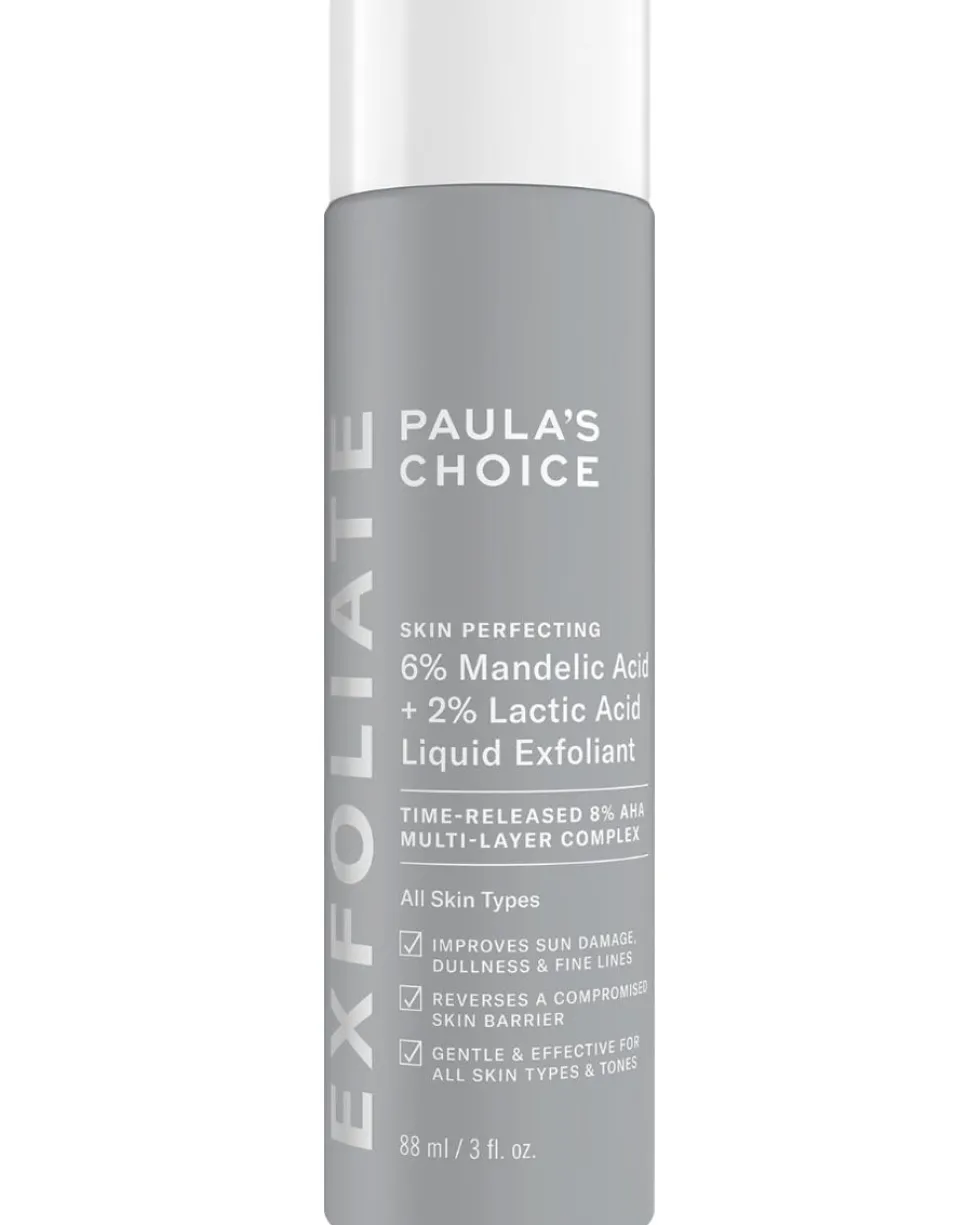 paula's choice skin perfecting SKIN PERFECTING 6% Mandelic Acid + 2% Lactic Acid AHA Liquid Exfoliant