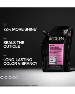 redken acidic color gloss Shampoo refill - voor gekleurd haar