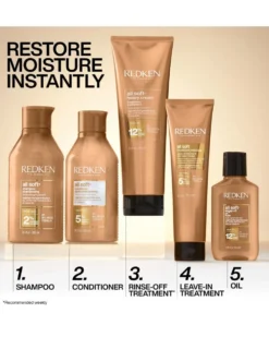 redken all soft Moisture restore leave-in treatment - verzacht droog haar