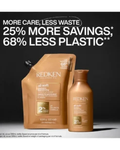 redken all soft Shampoo refill - voor droog en broos haar
