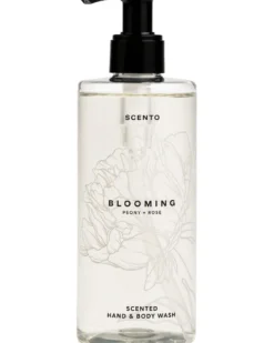 scento blooming Geparfumeerd hand- en lichaamszeep Pioen & Roos