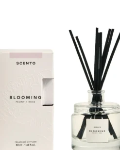 scento blooming Mini Geurstokjes Pioen & Roos