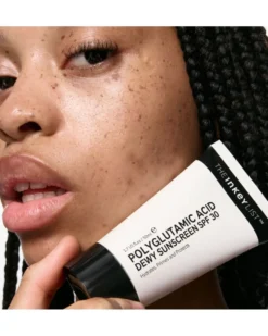 the inkey list skincare POLYGLUTAMIC ACID DEWY ZONNECRÈME SPF30