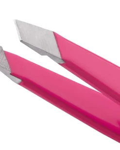 tweezerman mini slant tweezer NEON PINK