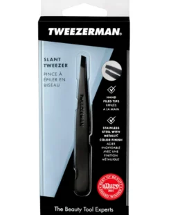 tweezerman slant tweezer black matte SLANT TWEEZER MATZWART
